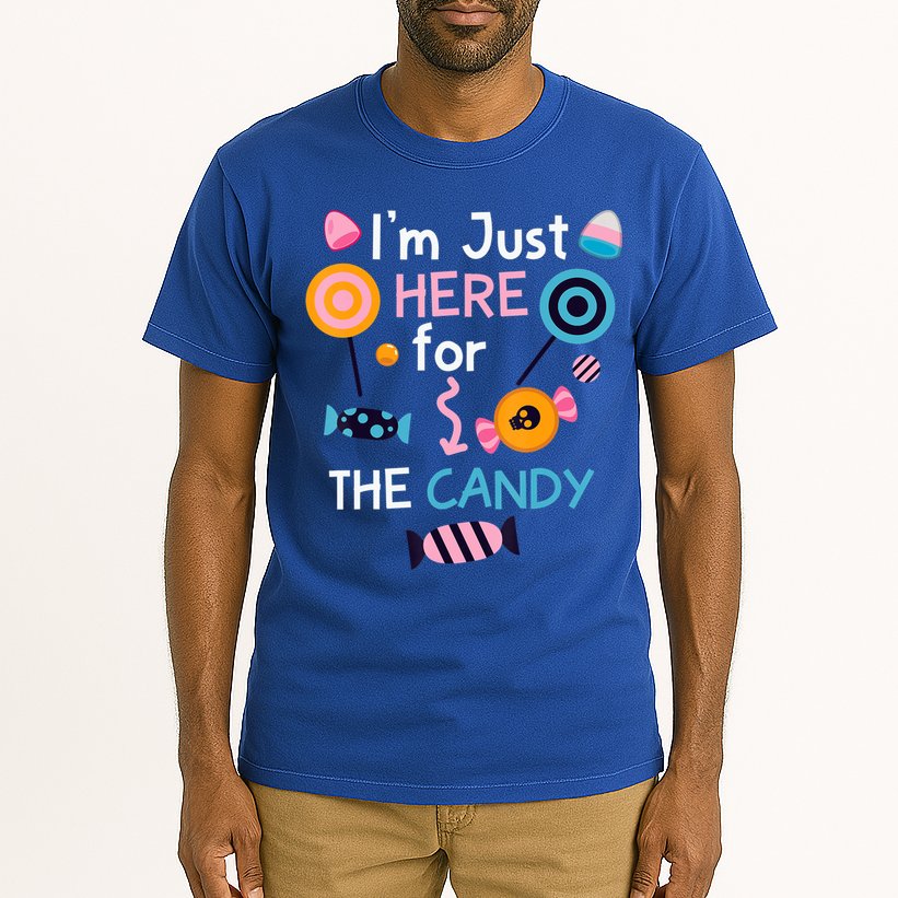I'm Just Here For The Candy Cute Halloween Candy Party Tall T-Shirt