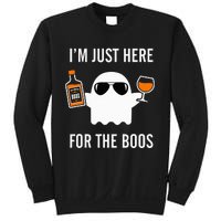 I'm Just Here For The Boos Funny Halloween Liquor Sweatshirt