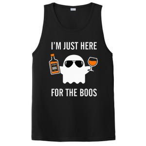 I'm Just Here For The Boos Funny Halloween Liquor PosiCharge Competitor Tank