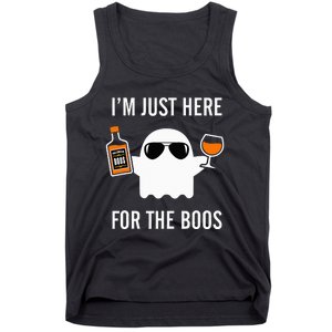 I'm Just Here For The Boos Funny Halloween Liquor Tank Top