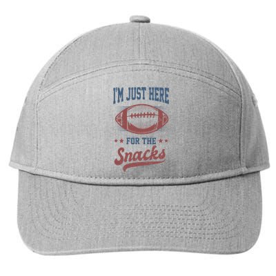 IM Just Here For The Snacks 7-Panel Snapback Hat