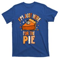 I'm Just Here For The Pie Thanksgiving Fall Autumn Retro T-Shirt