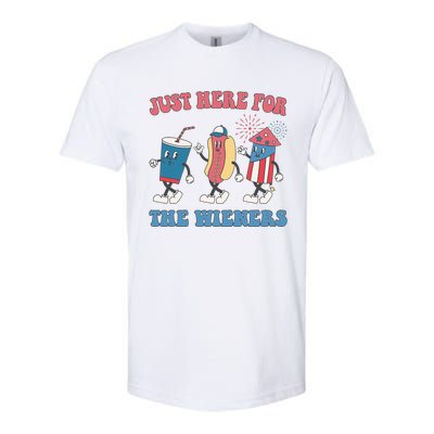 IM Just Here For The Wieners Lovers 4th Of July Party Softstyle® CVC T-Shirt