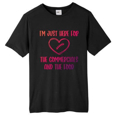 Im Just Here For The Commercials And The Food Gift Tall Fusion ChromaSoft Performance T-Shirt