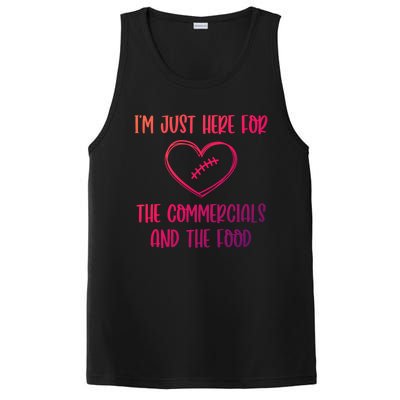 Im Just Here For The Commercials And The Food Gift PosiCharge Competitor Tank