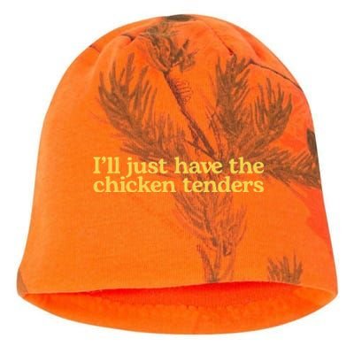 I'll Just Have The Chicken Tenders Funny Kati - Camo Knit Beanie