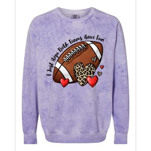 I Just Hope Both Teams Have Fun Funny Football Colorblast Crewneck Sweatshirt