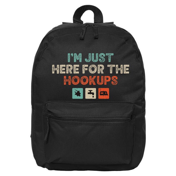 Im Just Here For The Hookups 16 in Basic Backpack