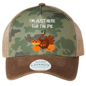 I'm just here for the Pie Funny Thanksgiving Pumpkin Pie Legacy Tie Dye Trucker Hat