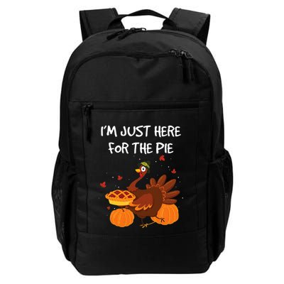 I'm just here for the Pie Funny Thanksgiving Pumpkin Pie Backpack