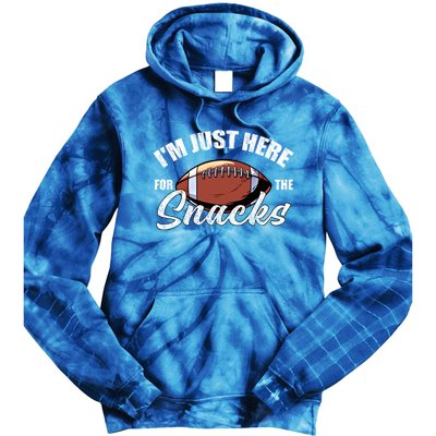 I'm Just Here For The Snacks Gift Tie Dye Hoodie