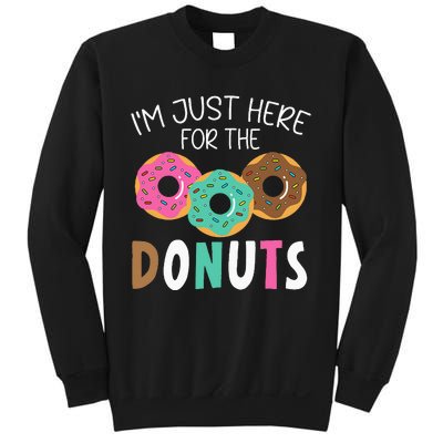 Im Just Here For The Donuts Baking Bakery Owner Sweatshirt