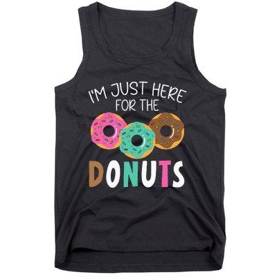 Im Just Here For The Donuts Baking Bakery Owner Tank Top