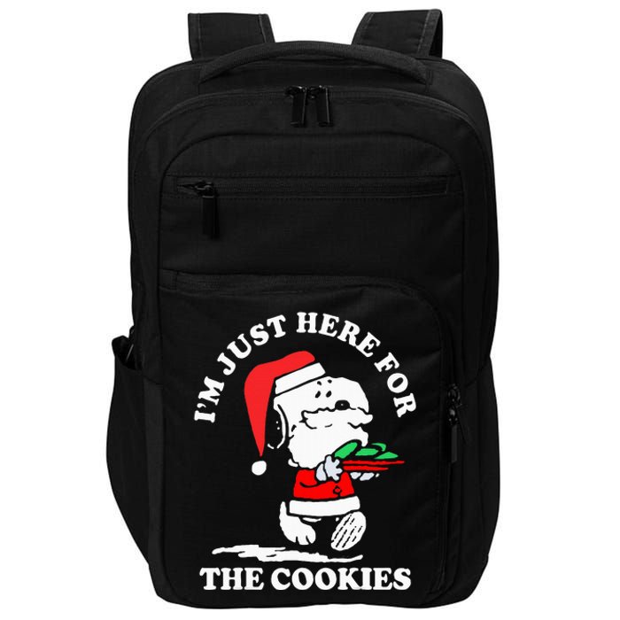 Im Just Here For The Cookies Christmas Impact Tech Backpack