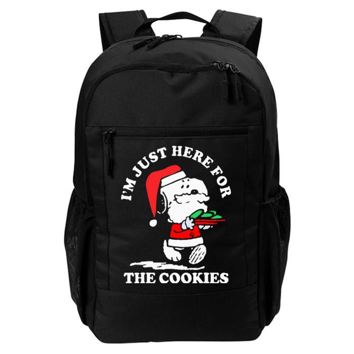 Im Just Here For The Cookies Christmas Daily Commute Backpack