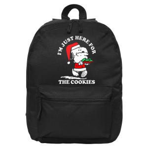 Im Just Here For The Cookies Christmas 16 in Basic Backpack