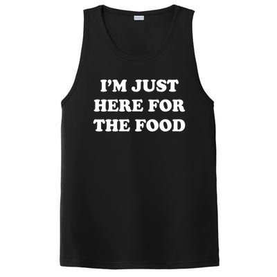 Im Just Here For The Food Funny Gift PosiCharge Competitor Tank