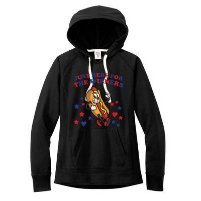 Im Just Here For The Wieners 4th Of July Shirts Women's Fleece Hoodie