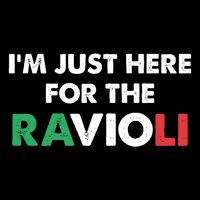 Im Just Here For The Ravioli Italian Food Funny Impact Tech Backpack