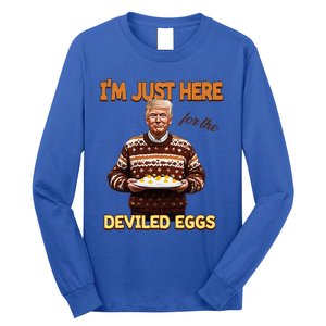 Im Just Here For The Deviled Eggs Long Sleeve Shirt