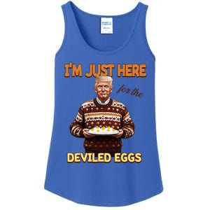 Im Just Here For The Deviled Eggs Ladies Essential Tank