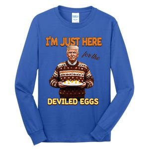 Im Just Here For The Deviled Eggs Tall Long Sleeve T-Shirt