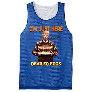 Im Just Here For The Deviled Eggs Mesh Reversible Basketball Jersey Tank