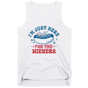 I'm Just Here For The Wieners 4th Of July Tank Top