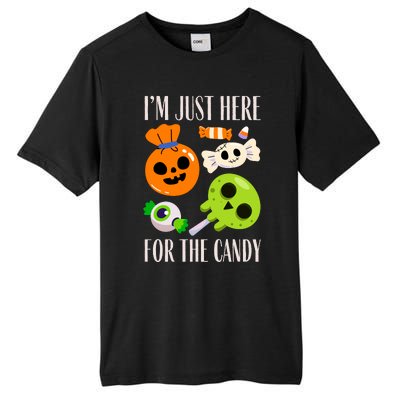 IM Just Here For The Candy Fuuny Halloween Tall Fusion ChromaSoft Performance T-Shirt