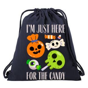 IM Just Here For The Candy Fuuny Halloween Drawstring Bag