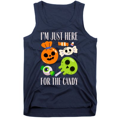 IM Just Here For The Candy Fuuny Halloween Tank Top