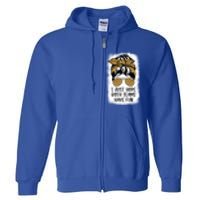 I Just Hope Both Teams Have Fun Or Funny Football Gift Full Zip Hoodie