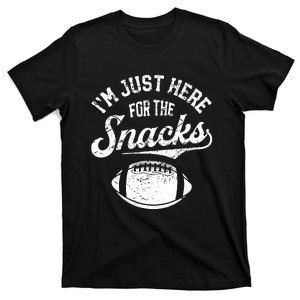 I'm Just Here For The Snacks Funny Fantasy Football League T-Shirt