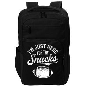 I'm Just Here For The Snacks Funny Fantasy Football League Impact Tech Backpack