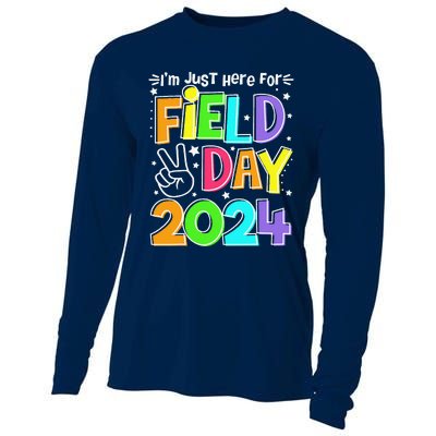 IM Just Here For Field Day 2024 For Teacher Field Day Cooling Performance Long Sleeve Crew