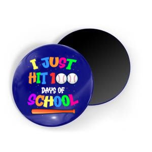 I Just Hit 100 Days Of School Baseball 100th Day Gift Magnet