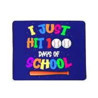 I Just Hit 100 Days Of School Baseball 100th Day Gift Mousepad