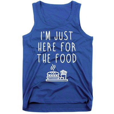 I'm Just Here For Food Hilarious Foodie Design Gift Tank Top