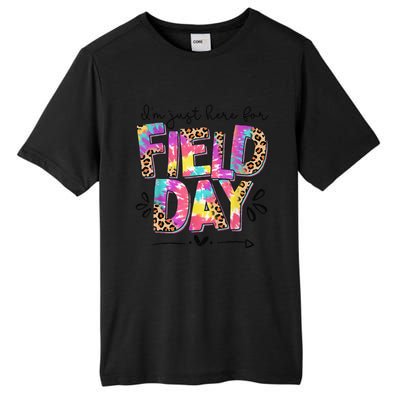 IM Just Here For Field Day Leopard Tie Dye Last Day School Tall Fusion ChromaSoft Performance T-Shirt