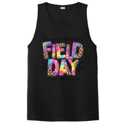 IM Just Here For Field Day Leopard Tie Dye Last Day School PosiCharge Competitor Tank