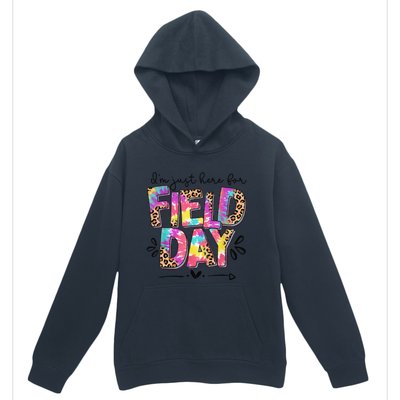 IM Just Here For Field Day Leopard Tie Dye Last Day School Urban Pullover Hoodie