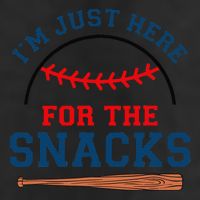 IM Just Here For The Snacks Funny Baseball Season Softball Adult Drive Performance Visor