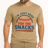IM Just Here For The Snacks Funny Baseball Season Softball Cooling Performance Crew T-Shirt