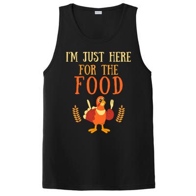 Im Just Here For The Food Thanksgiving Day Great Gift PosiCharge Competitor Tank