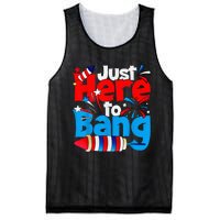 IM Just Here To Bang Funny Fourth Of July 4th Of July Mesh Reversible Basketball Jersey Tank