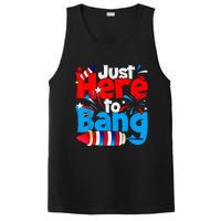 IM Just Here To Bang Funny Fourth Of July 4th Of July PosiCharge Competitor Tank