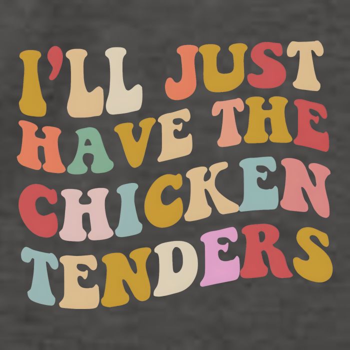 ILl Just Have The Chicken Tenders Meme Vector Backpack