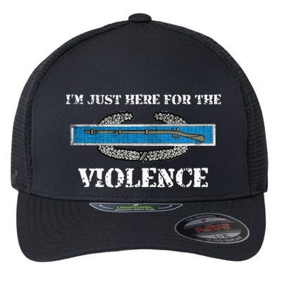 IM Just Here For The Cib Combat Infantryman Badge Grunt Flexfit Unipanel Trucker Cap