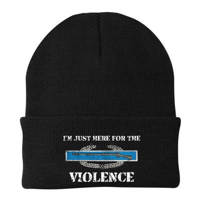 IM Just Here For The Cib Combat Infantryman Badge Grunt Beanie