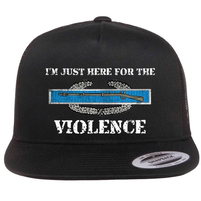 IM Just Here For The Cib Combat Infantryman Badge Grunt Flatbill Hat